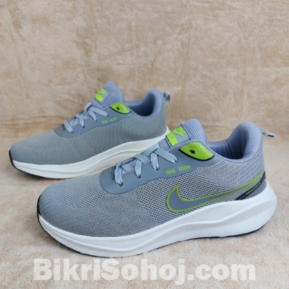 Nike Air Zoom Pegasus Grey/Volt Running Shoes